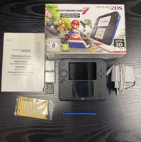 Nintendo 2DS Konsole blau mit OVP und Zubehör gebraucht