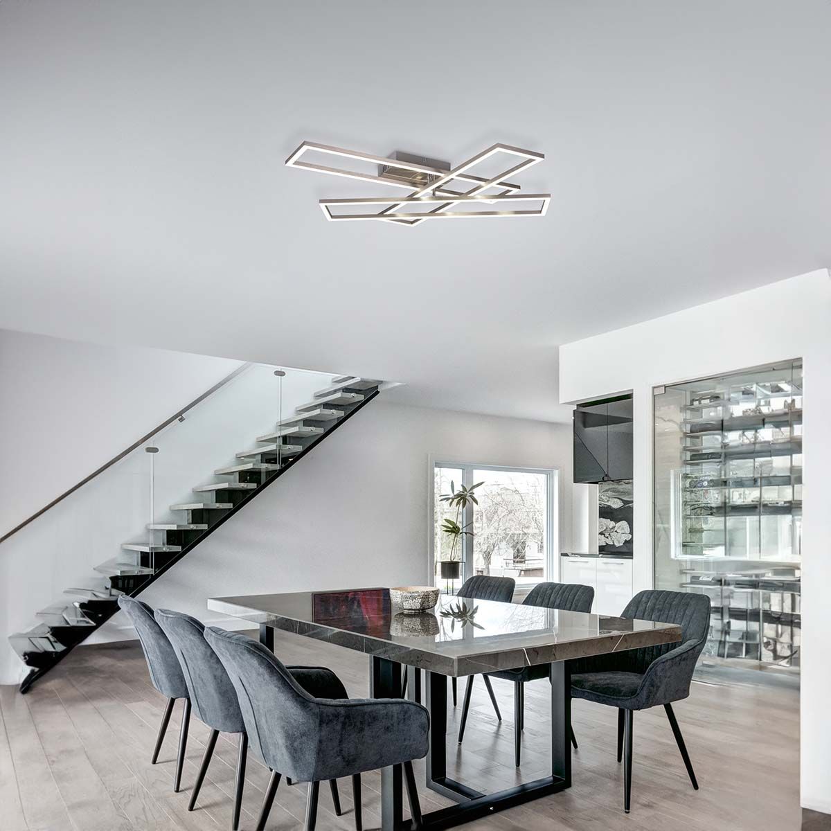 Kronleuchter & Deckenlampen: LED Deckenleuchte, Dimmer, 66 cm x 60 cm – Neu (gemäss Beschreibung) aus Kreuzlingen von Smart-Light 1