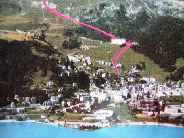 Cartoline postali: Ansichtskarte ungelaufen – St. Moritz – Usato da Dübendorf venduto da rumpumpel 1