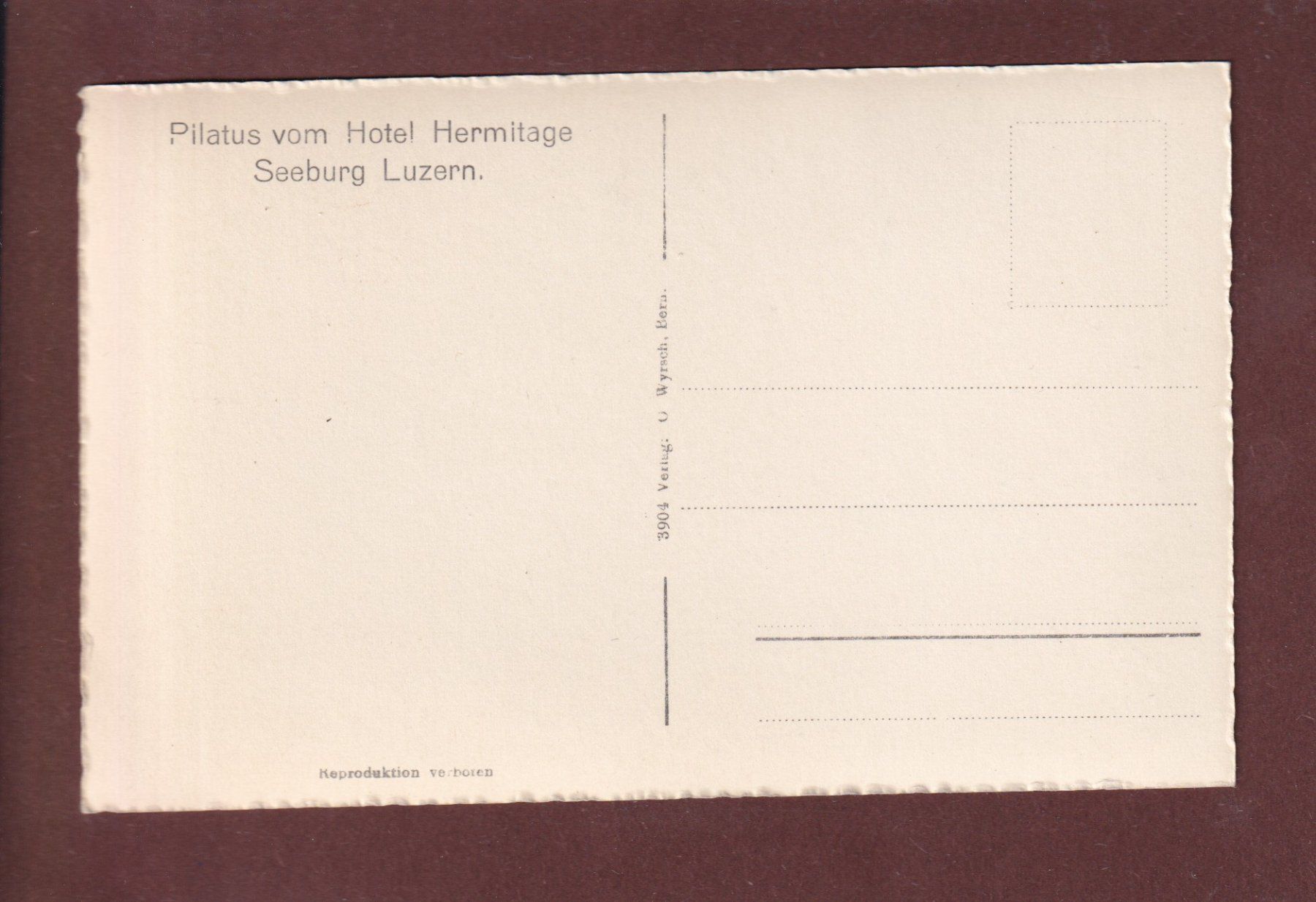 Cartoline postali: LUZERN - Seeburg - Pilatus – Usato da Pully venduto da nicecards 1