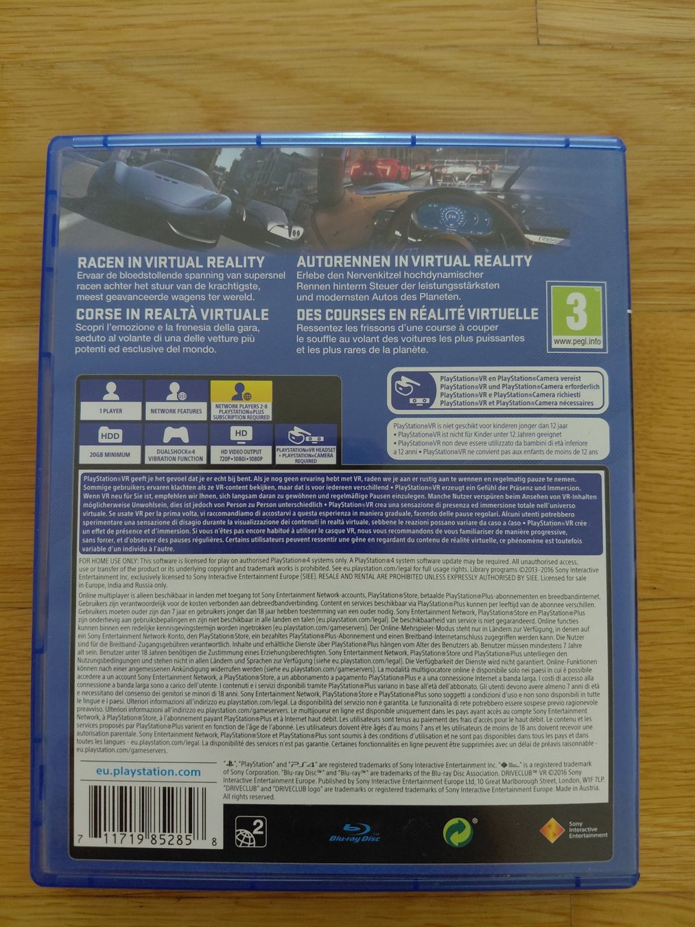Sony Spiele: VR Driveclub PS4 – Gebraucht aus Oberwil BL von kah_s55q 3