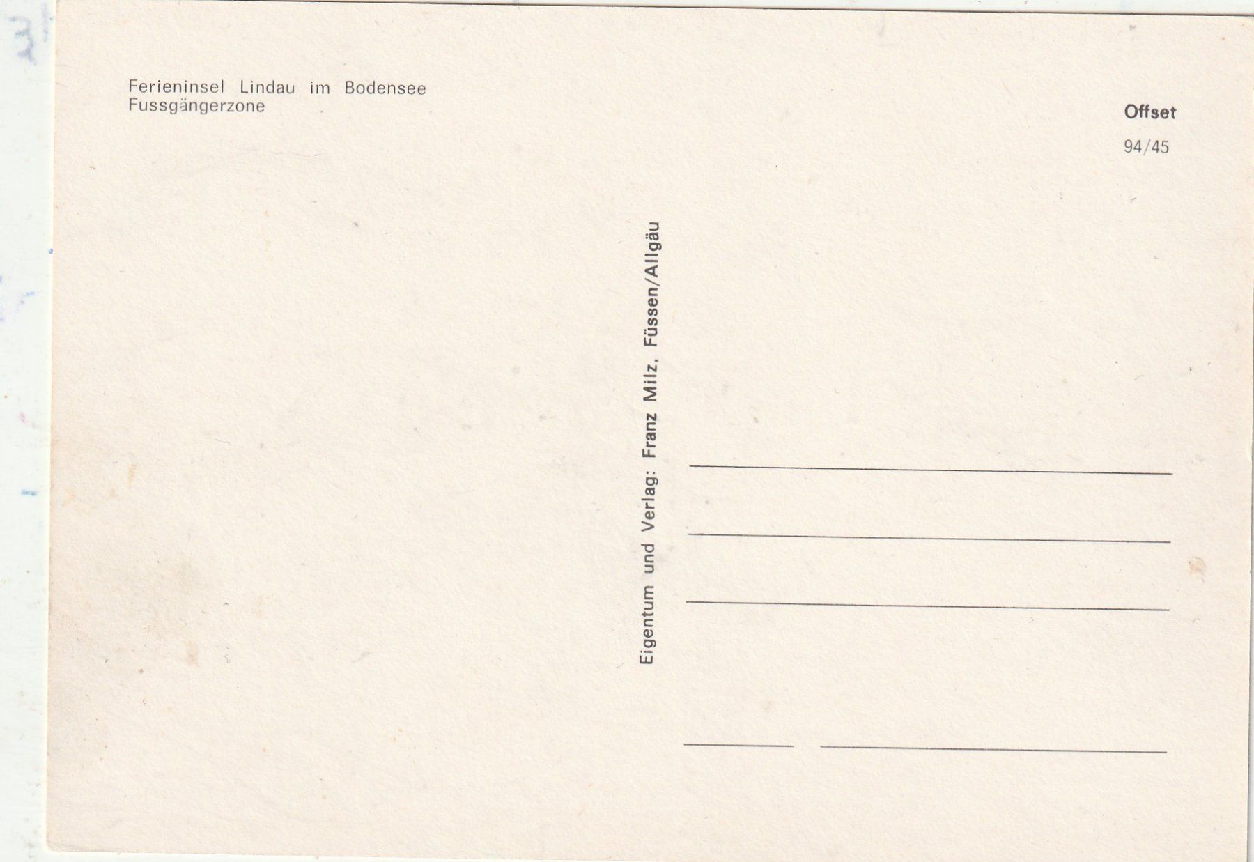 Cartoline postali: Lindau – Usato da Lumbrein venduto da made02 1