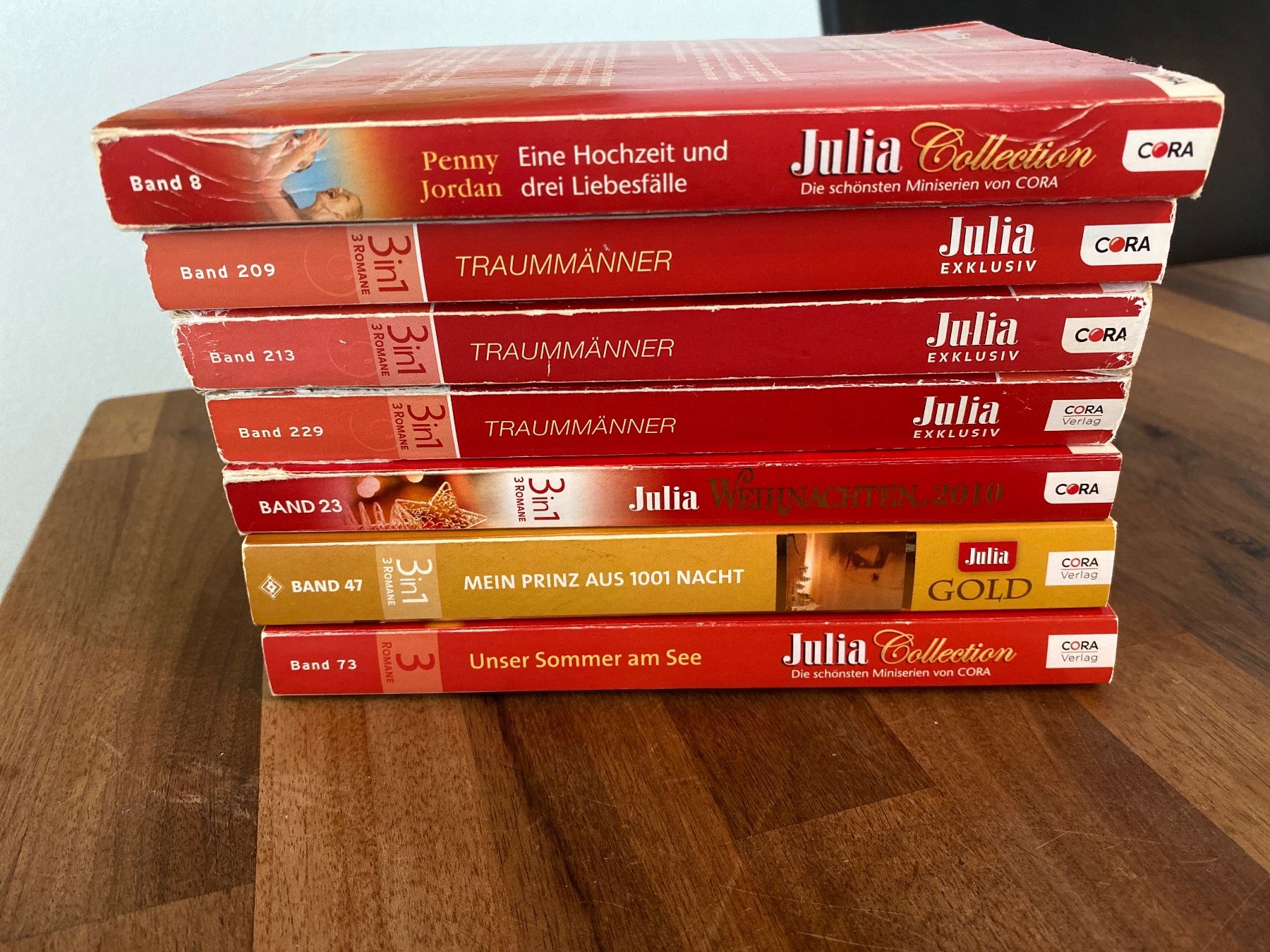 Bücher: 7 Bücher, 21 Liebensgeschichten Julia – Gebraucht aus Malters von Basteln