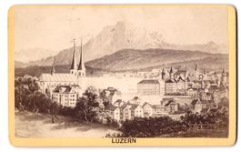 Fotografie Luzern, Gesamtansicht gegen d