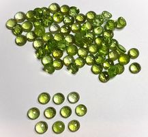 10x Péridots fancy cut 5 mm 7.14 ct  - Valeur 500.- Fr