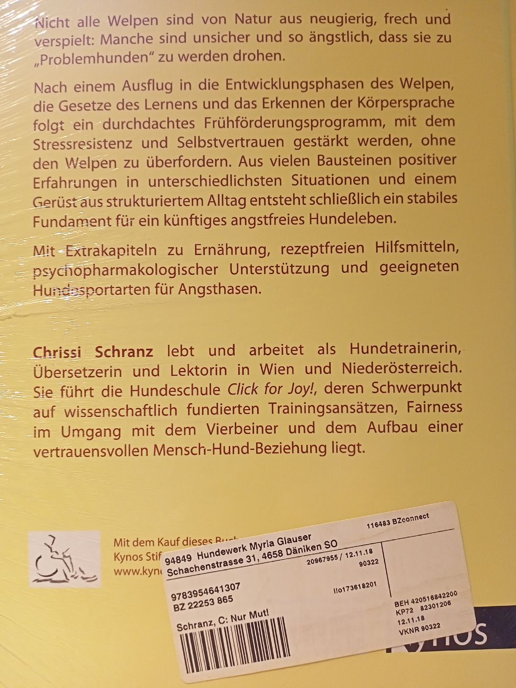 Bücher: Ch. Schranz: Nur Mut!  – Neu und originalverpackt aus Oftringen von Myti 1