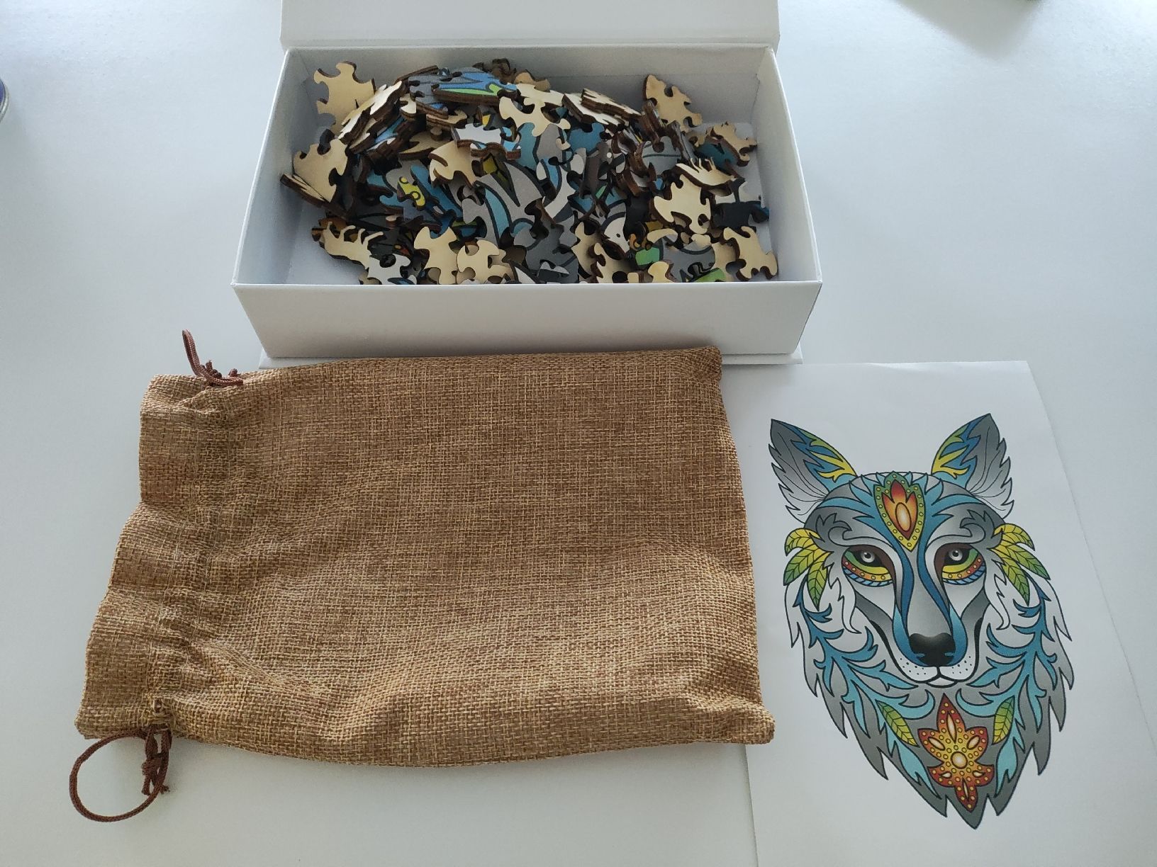 Puzzles: Rainbowooden Puzzles - Wolf, 180 teilig – D'occasion à Stilli par Guru_8 1