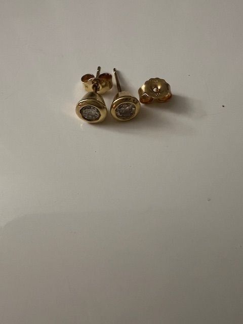 Orecchini pendenti & Orecchini a lobo: Ohrstecker GG 750 mit Diamanten – Nuovo (secondo la descrizione) da Walenstadt venduto da ricamul 8