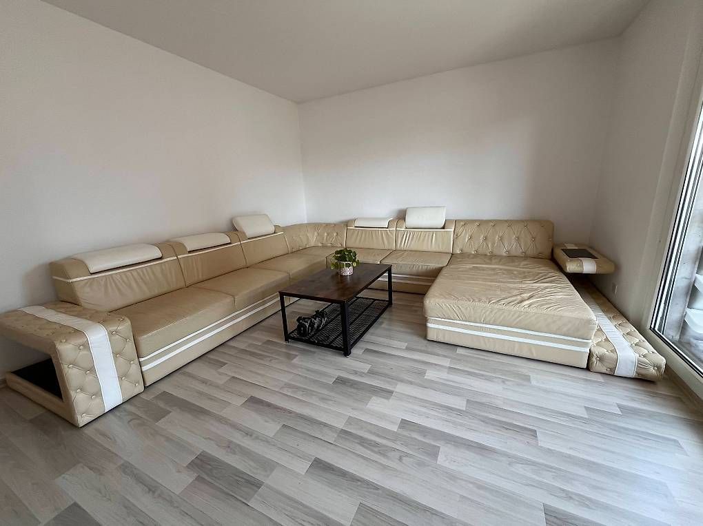 Divani: Spaziosissimo divano in pelle / Huge leather couch – Usato da Pregassona venduto da cam_qd5t