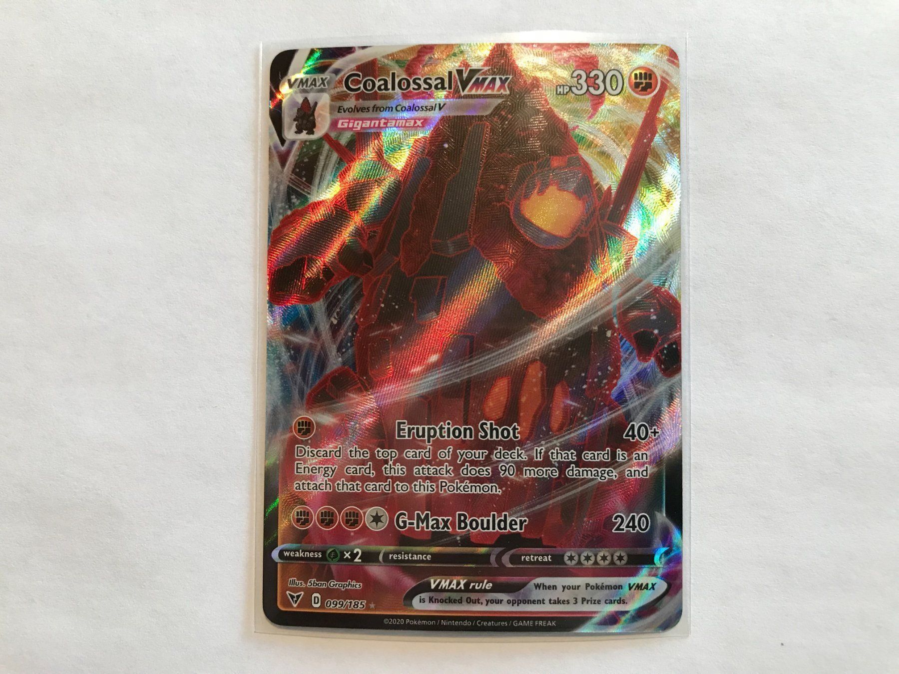 Pokémon Carte collezionabili: Coalossal Vmax – Nuovo (secondo la descrizione) da Hagendorn venduto da Pokecollectorch