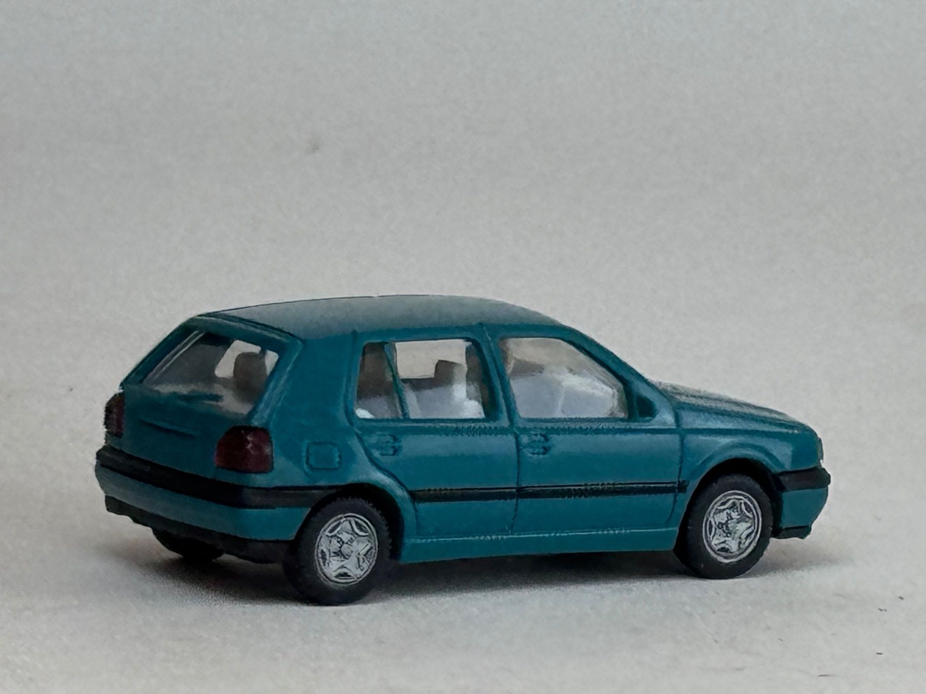 Wiking Modellautos: VE1- Wiking VW Golf grünblau – Gebraucht aus Elm von Wikmtz 1