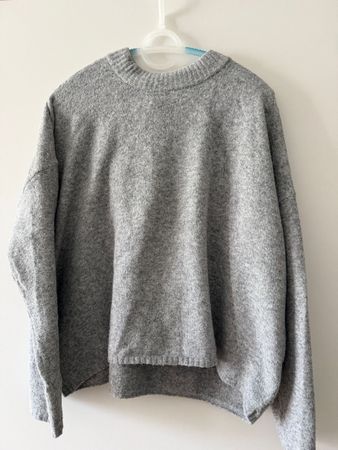 Strick Pullover H&M grau Grösse L neuw.🌸