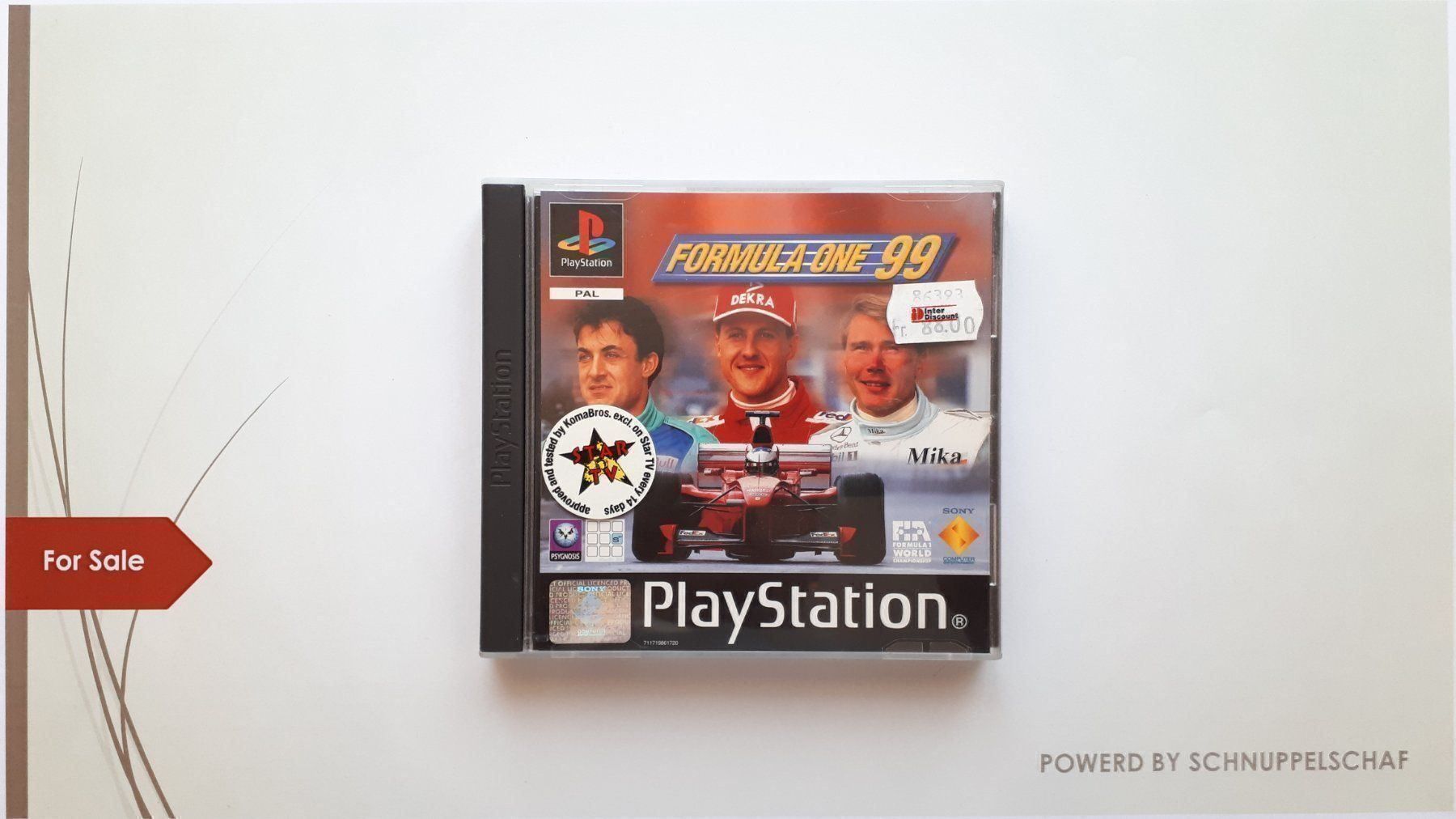 Sony Giochi: Formel 1 99 PS1 – Usato da Klingnau venduto da Schnuppelschaf