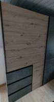 Schrank Holzoptik Anthrazit gebraucht