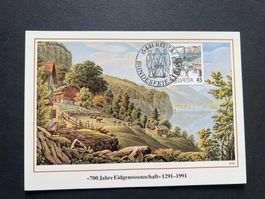 Maximumkarte Bundesfeier Rütli 1991  (M87)