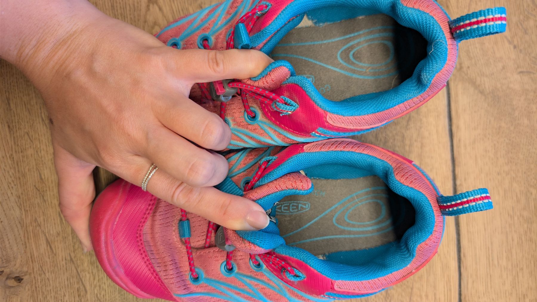 Keen Scarpe per ragazze: KEEN Halbschuhe pink/blau Grösse 34 – Usato da Hüttlingen venduto da Remalimo 1