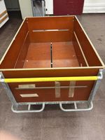 2 Rollwagen aus Holz / Metal