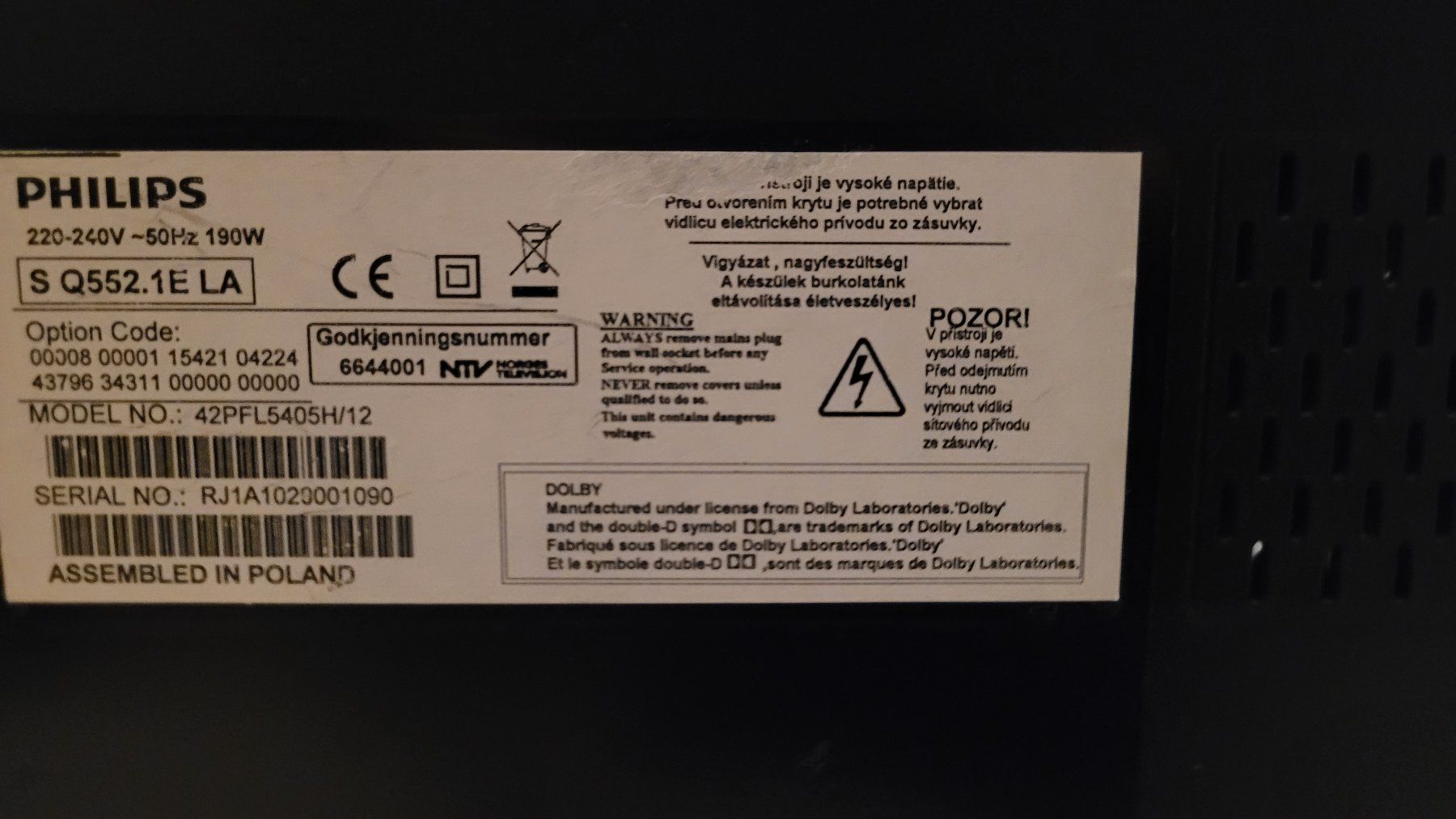 Philips Televisori: TV Philips LCD full hd. 107 cm – Usato da Petit-Lancy venduto da ste_6xnd 3