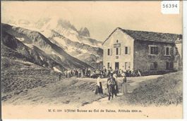 Col de Balme - Hotel Suisse - animee