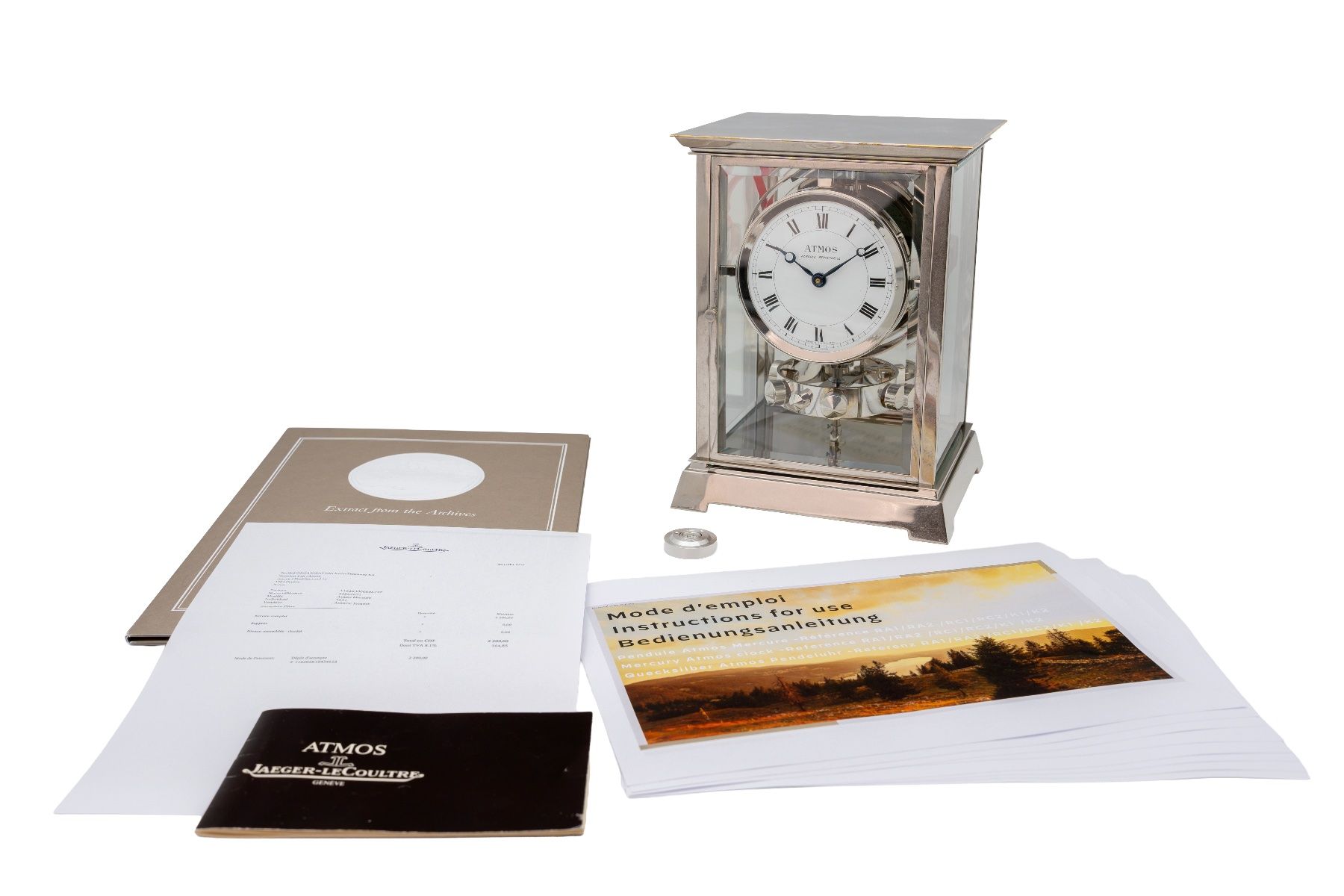 Jaeger-Lecoultre Stand- & Wanduhren: Jaeger-LeCoultre ATMOS Perpetual Jean-Léon Reutter Serviced – Gebraucht aus Genève von aspaklariacollection 9