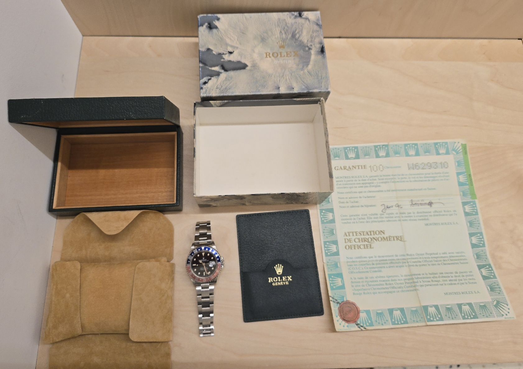 Rolex Uhren: Rolex 16700 gmt full set – Gebraucht aus Satigny von Baazarbaron