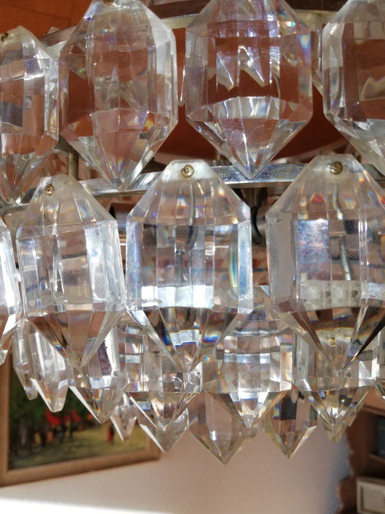 Lustres & lampes de plafonds: Art Deco Kristalleuchter – D'occasion à Uster par walderk 2