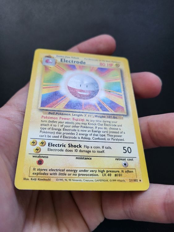 Pokemon Electrode Base Set (Gebraucht) in oberbuchsiten für CHF 12 ...