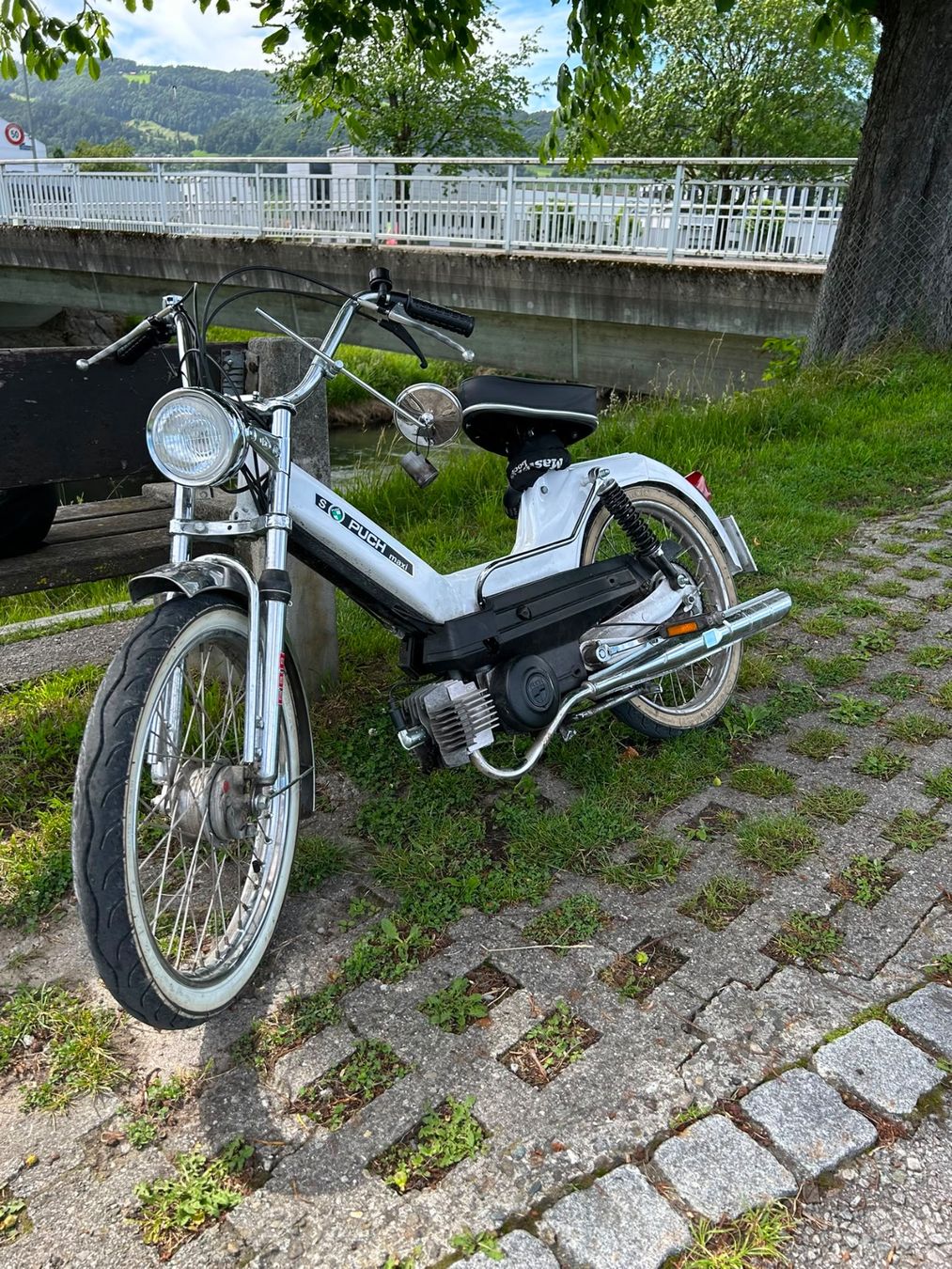 Puch Mofas: Puch Maxi S weiss – Gebraucht aus Heerbrugg von Manuela.Gschwend 3