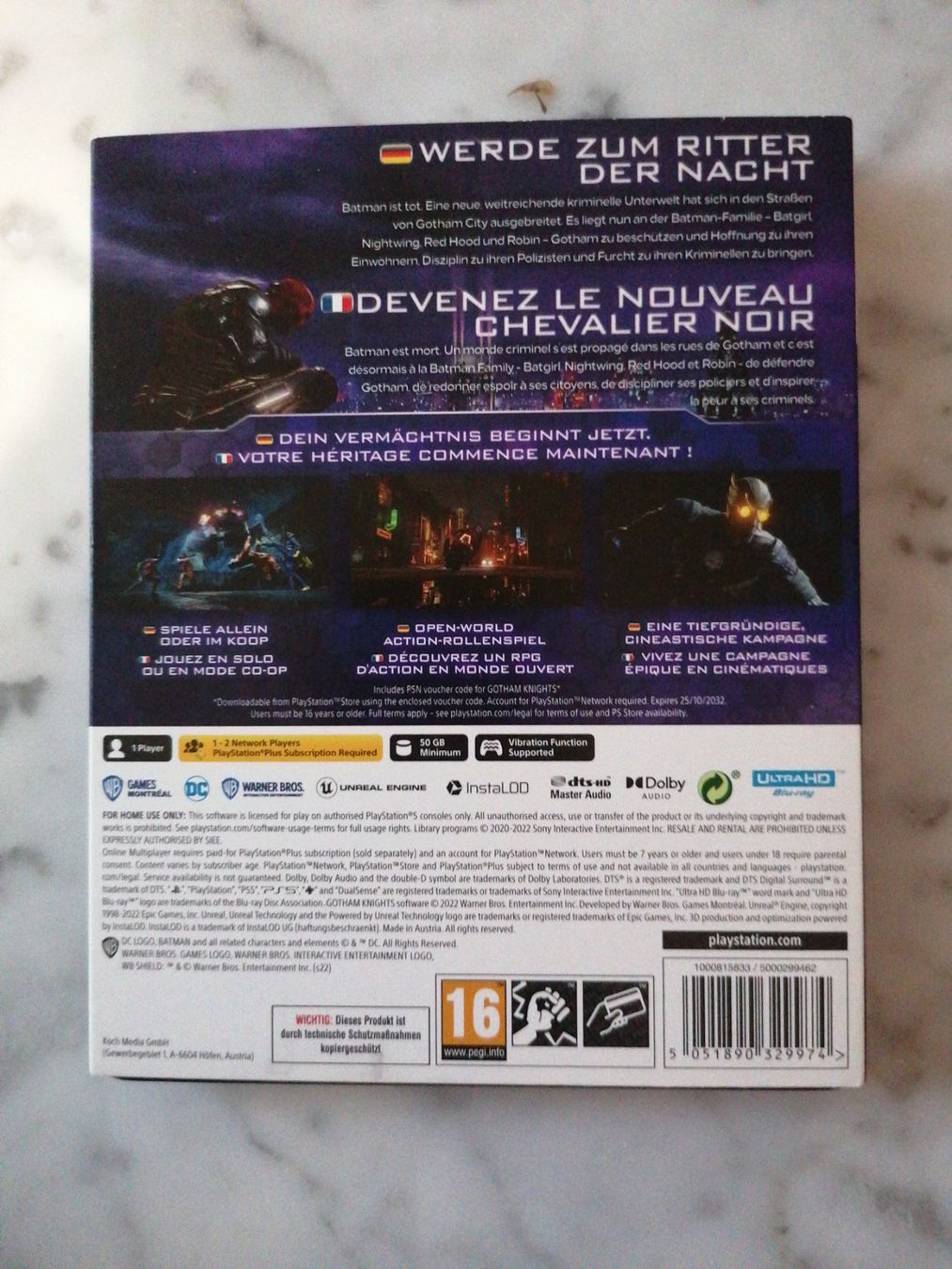 Jeux: PS5 GOTHAM KNIGHTS – Neuf (Voir description) à Pratteln par ThereseZ 1