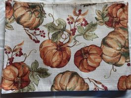 Autumn Pumpkin Placemat 4x Harvest Decoration, new, 44x32cm