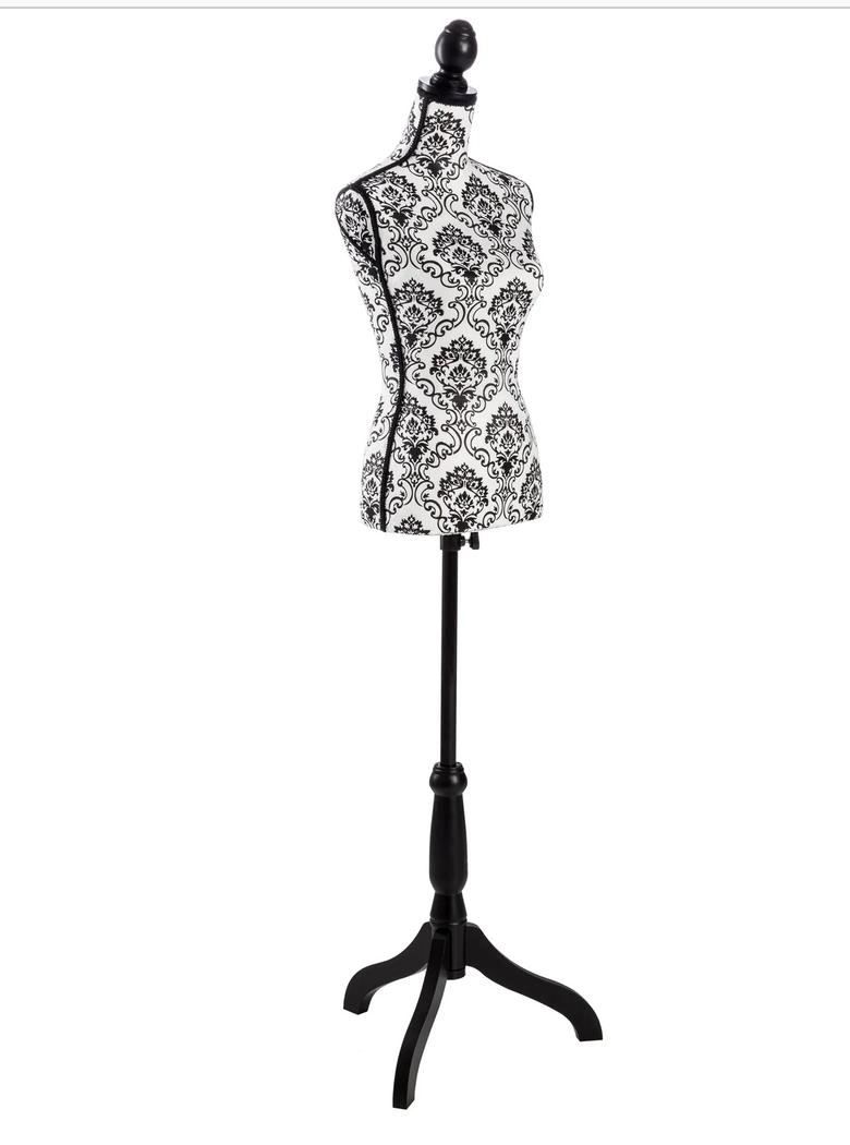 Equipement de magasin & Foires: Schneiderpuppe blumenmuster schwarz/wei – Neuf (Voir description) à Steinhausen par Retourenprofis 1