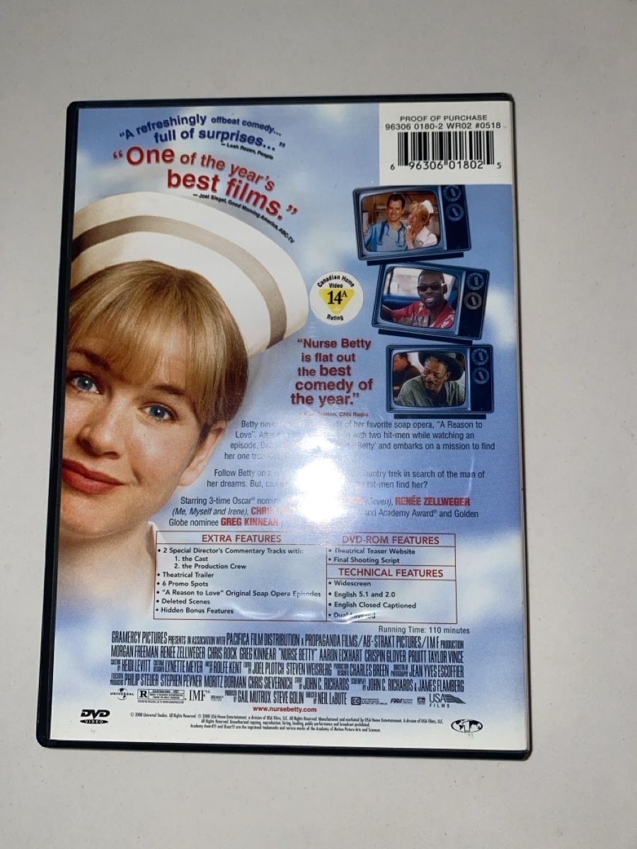 Tutti i DVDs: DVD Nurse Betty - Code 1 – Usato da Rüschlikon venduto da Granulat204 1
