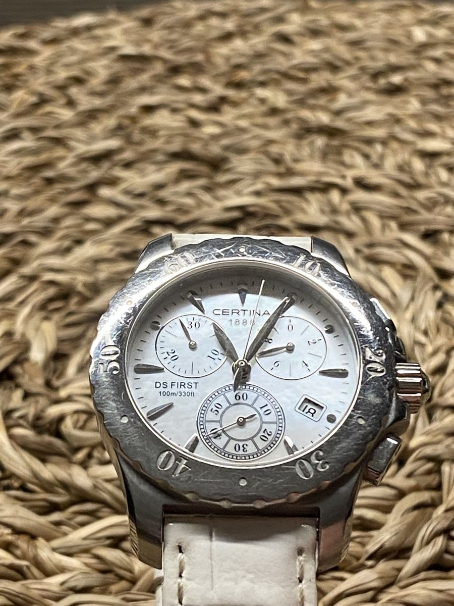 Certina Orologi: Certina DS First Damenuhr, Lederarmband – Usato da Rheinfelden venduto da M4RK0