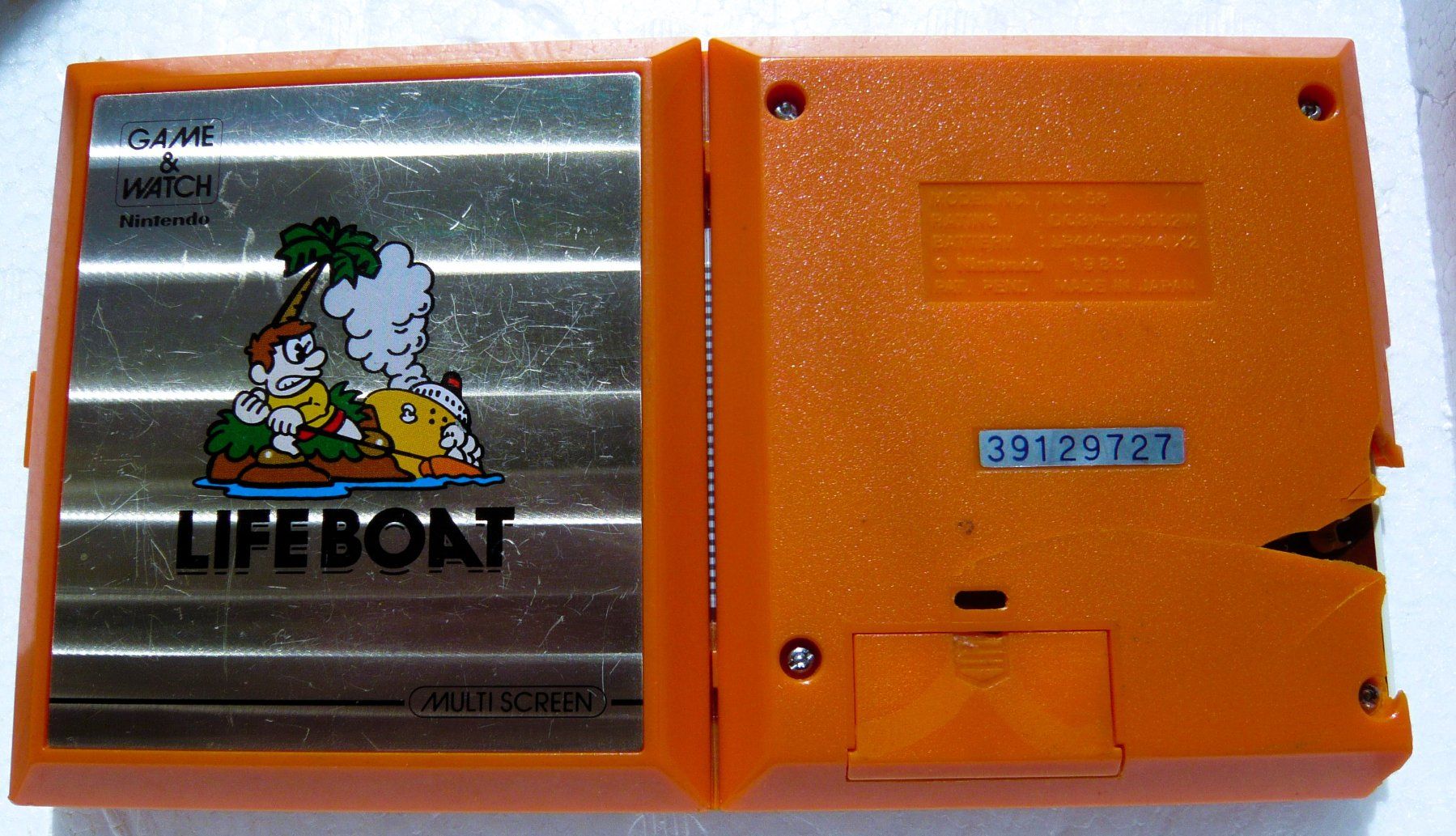 game&watch Console: Game & Watch Life boat multiscreen TC58, 1983! – Difettoso da Onex venduto da Jaguar1986 3
