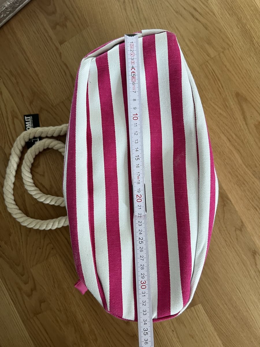 Borse da donna: Pink Striped Beach Bag - New with Tags – Nuovo (secondo la descrizione) da Zürich venduto da mit_npn7 7
