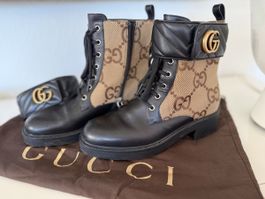 Gucci Marmont Lederstiefel 38.5
