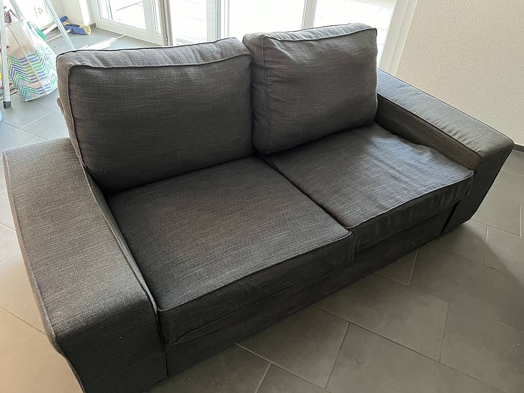 Ikea Divani: Sofa, 2er, grau, guter Zustand – Usato da Oftringen venduto da hen_rl99