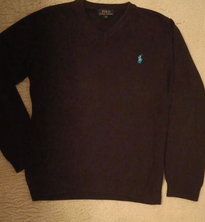 Polo Ralph Lauren Pullover schwarz V-Ausschnitt 🔥