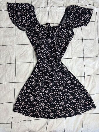 Cropp Floral Print Mini Dress