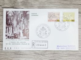 CL05 Enveloppe + Timbre Poste Vaticane 1981