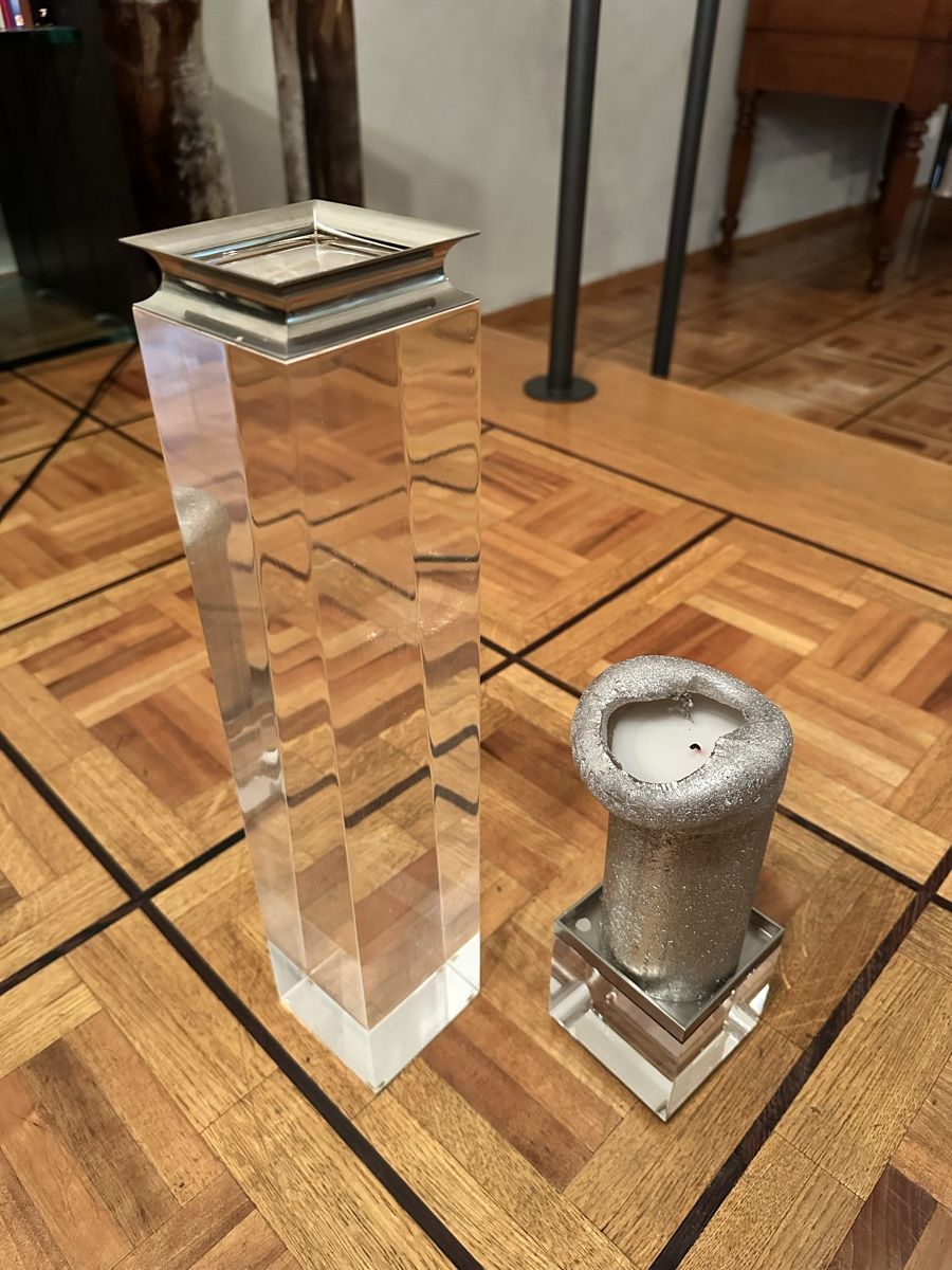 Portacandele: Portacandela a Colonna Trasparente – Usato da Ascona venduto da her_7yh6 3