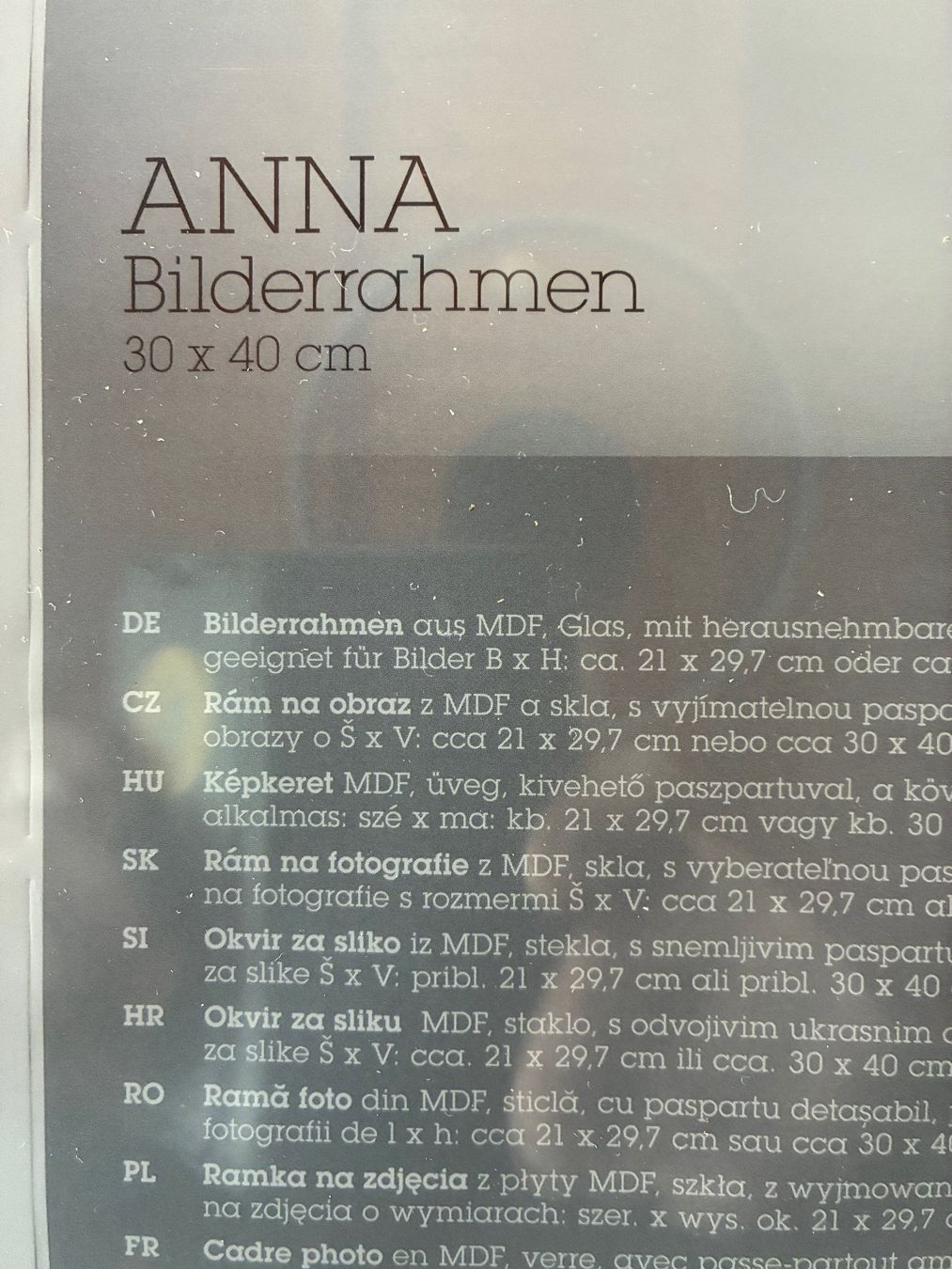 Cornici: Bilderrahmen 30x40 cm – Nuovo e nell'imballaggio originale da Dättlikon venduto da johnybestsale 2