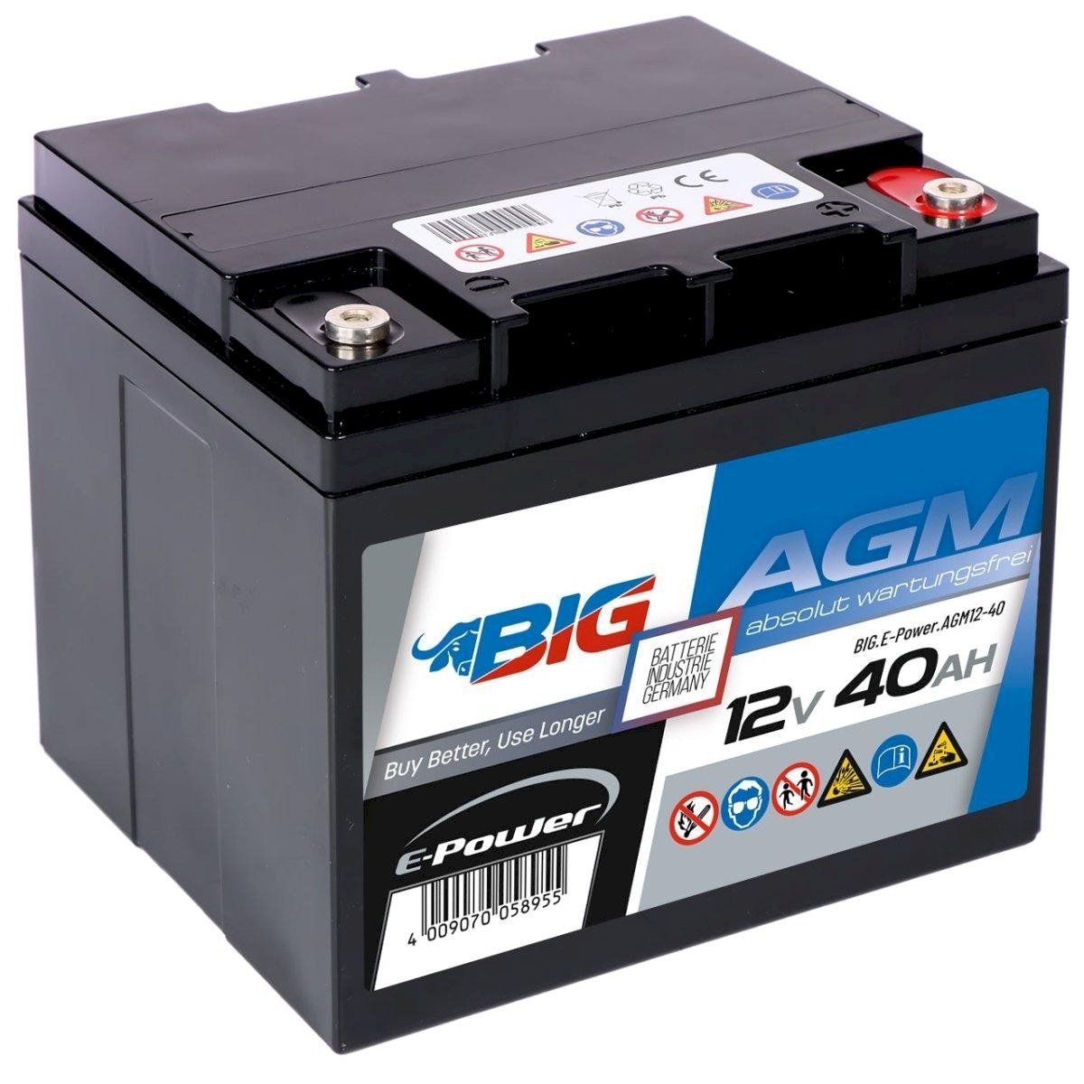 Batterien: BIG E-Power AGM 12V 40Ah – Neu und originalverpackt aus Bottighofen von zaap 2
