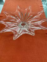 Glasschale, (Kristall?)Globus 30x40