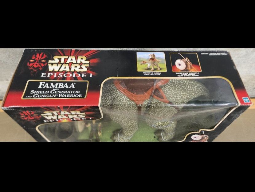 Star Wars 1999 Fambaa + Gungan Warrior – OVP – NEU – RARITÄT (Neu und ...