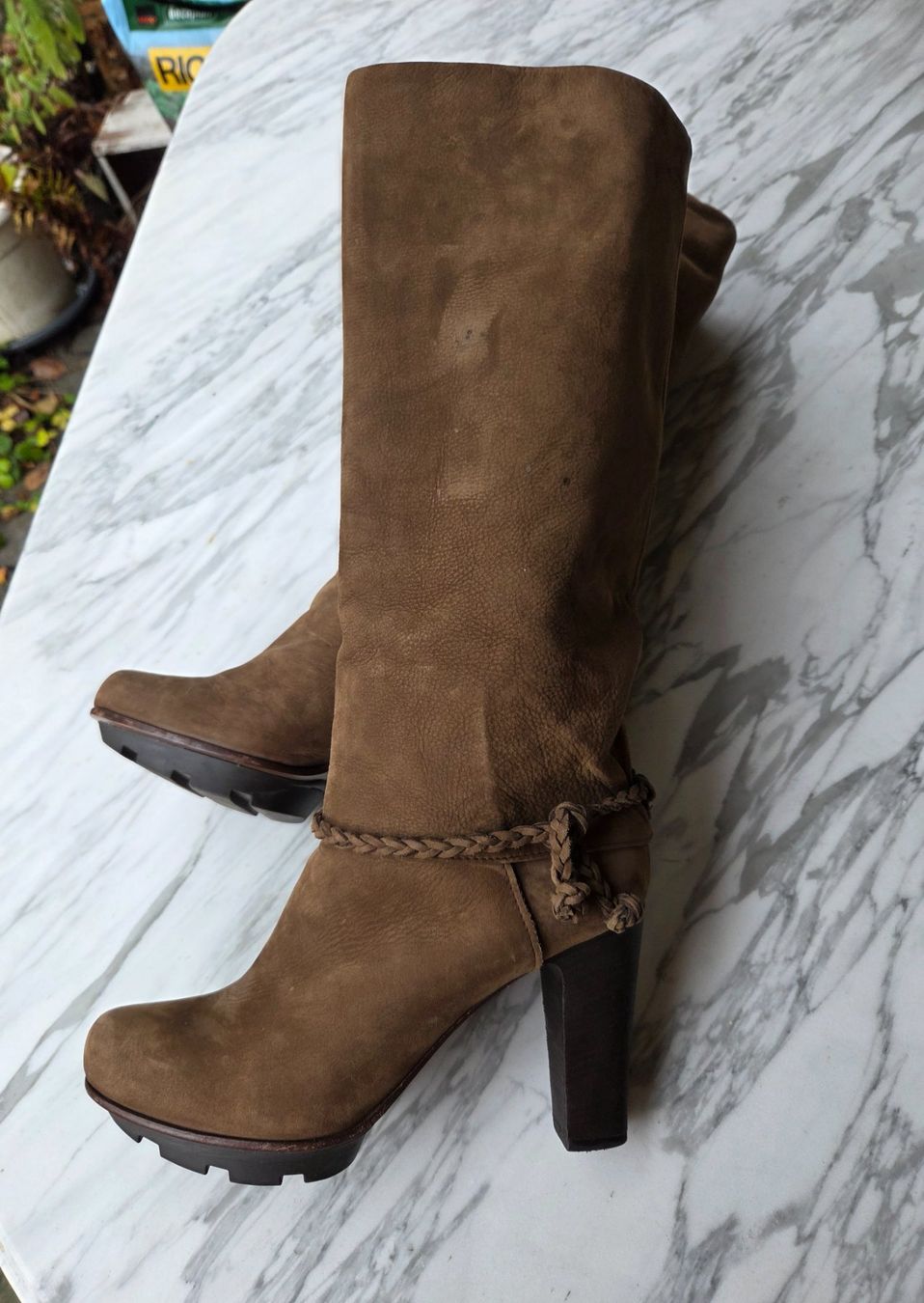 Navyboot Scarpe da donna: Navyboot Stiefel Wildleder braun 38, gutes Profil – Usato da Fislisbach venduto da Maieriisli25