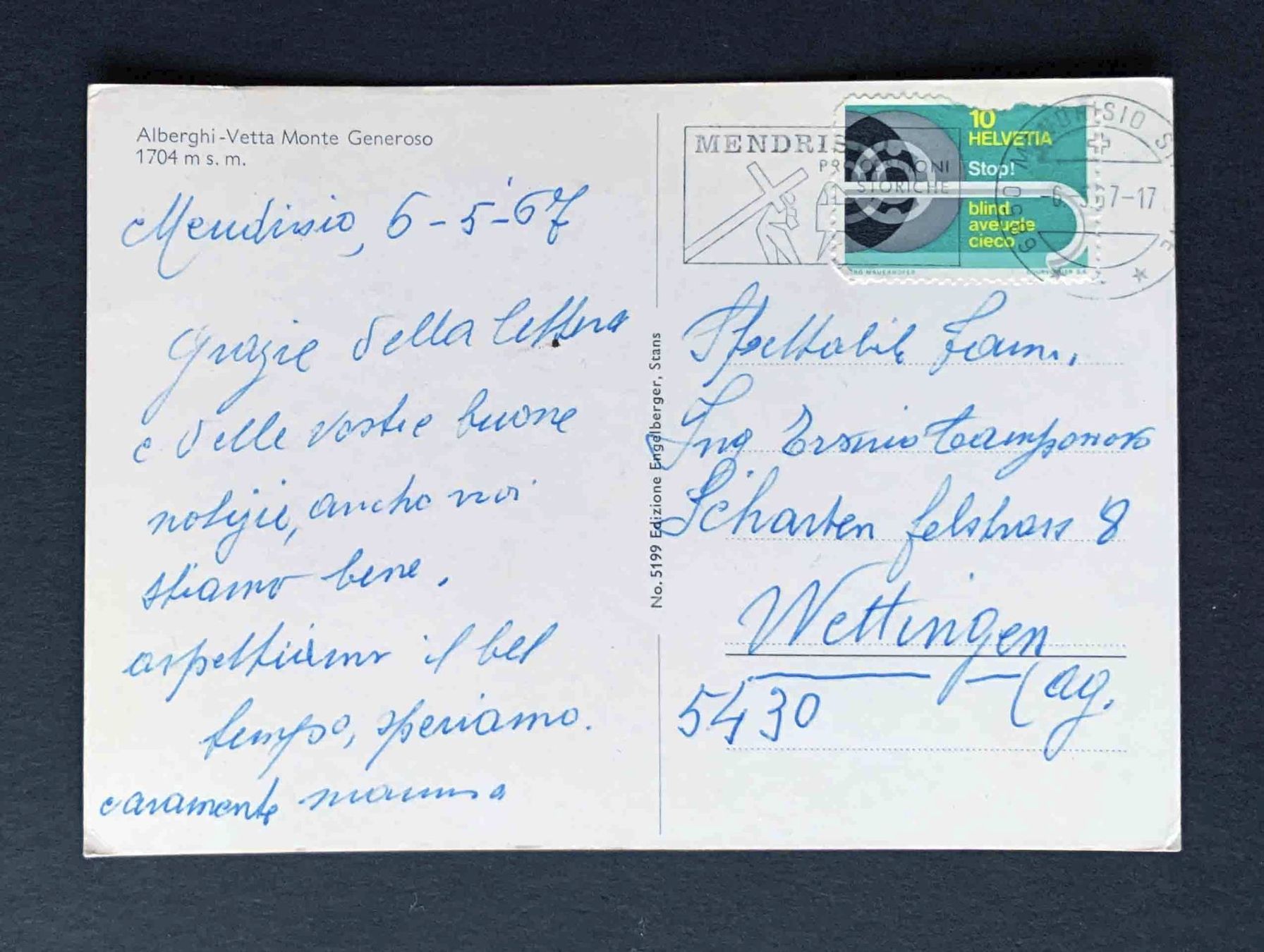Cartoline postali: AK Alberghi Vetta Monte Generoso – Usato da Goldau venduto da artelier1 1