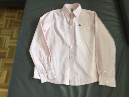 gepflegtes Hemd weiss/rot/kariert