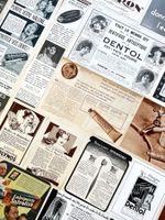 Mundpflege / Soins de la bouche 35 alte Werbungen / Réclames