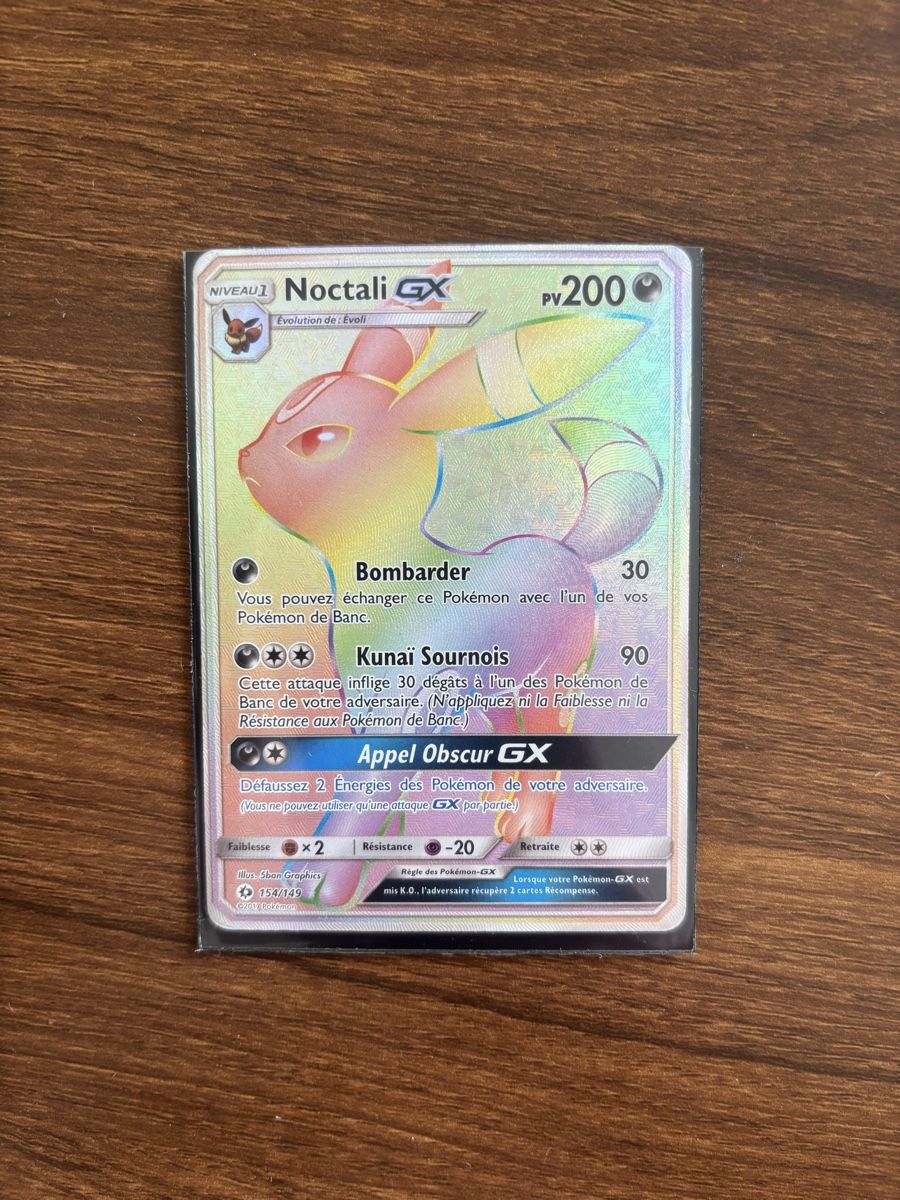 Pokémon Cartes à collectionner: noctali GX 154/149 – D'occasion à Delémont par Popcultureee